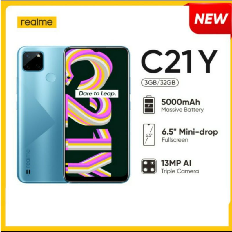 REALME C21Y C21 Y RAM 3/32GB | REALME C21Y C21 Y RAM 4/64GB GARANSI RESMI REALME-1