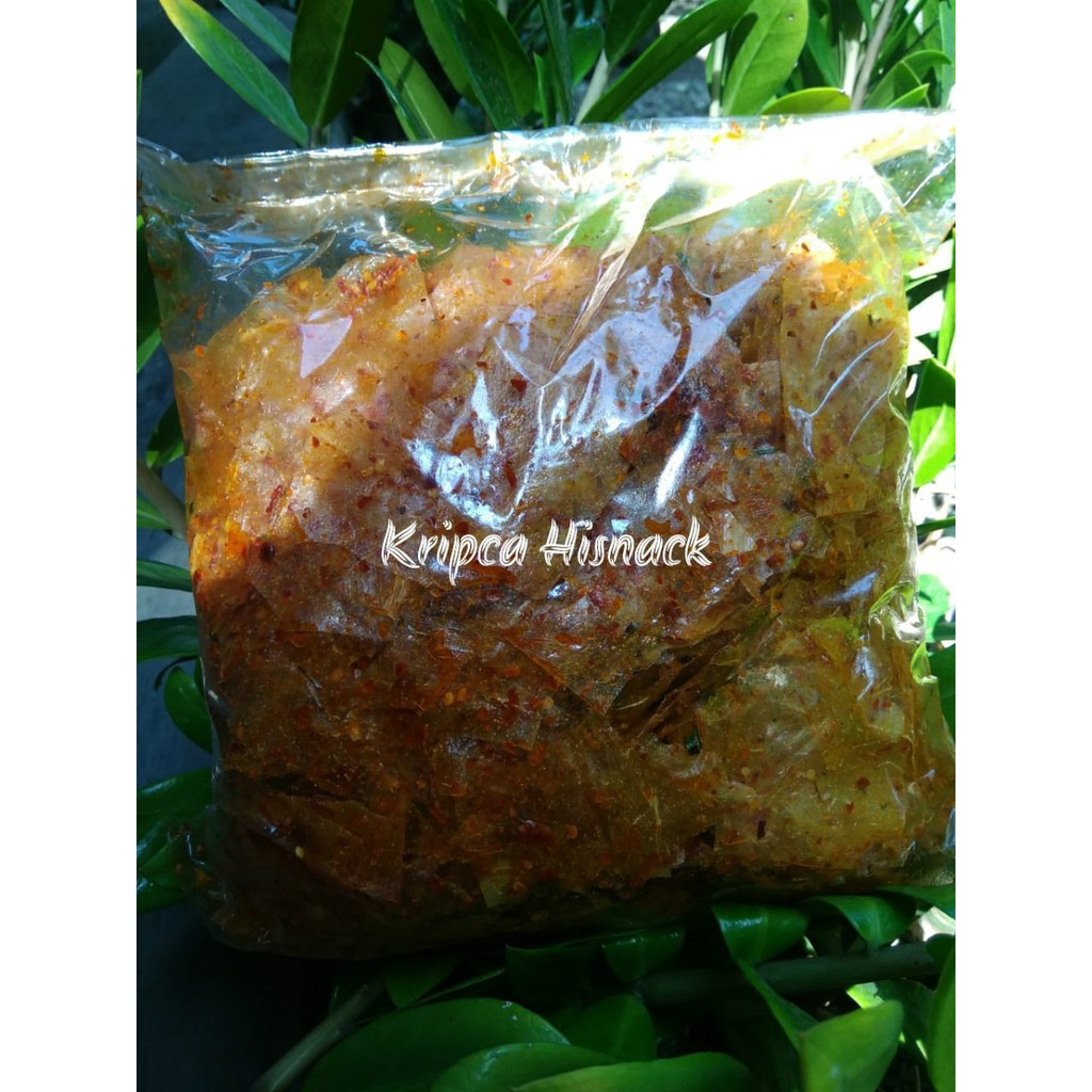 

KERIPIK KACA/KRIPCA PEDAS DAUN JERUK/KRIPCA CIKRUH HISNACK 500 gram