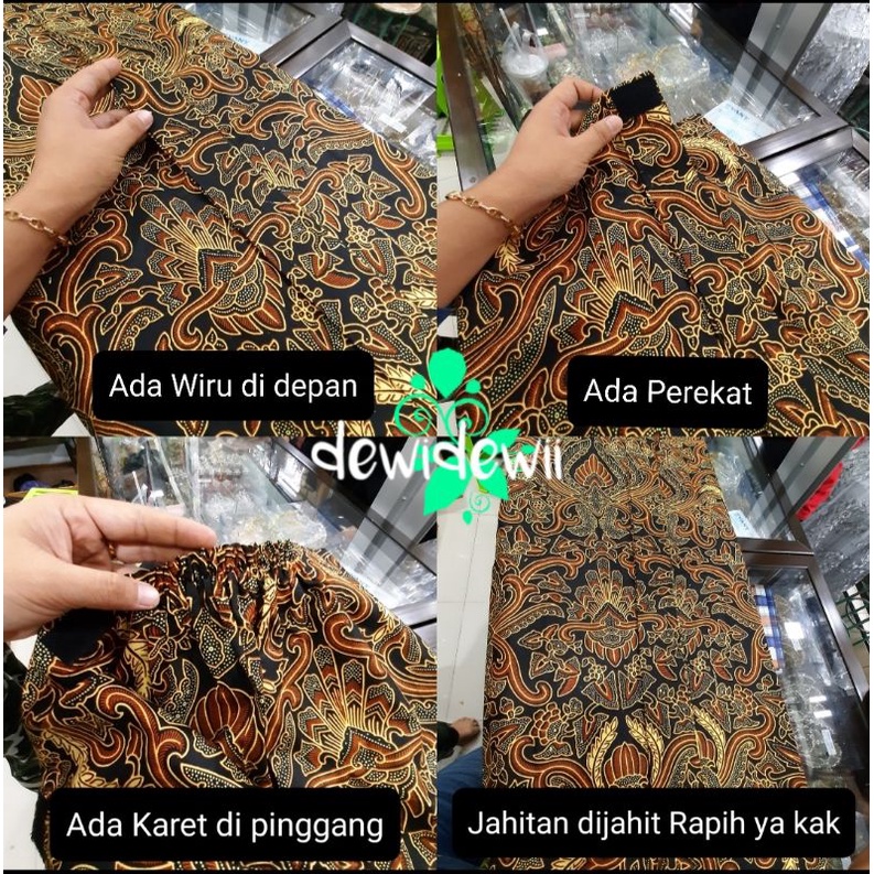 Jarik Instan / Jarik Cewek Wiru Instan [On ModeL : Motif Lereng tanggung]