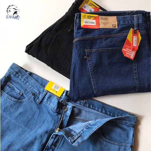 Exclusive S.Valo Original - Celana Jeans Melar Pria Big Size Jumbo Termurah Terlaris Ukuran 38-50