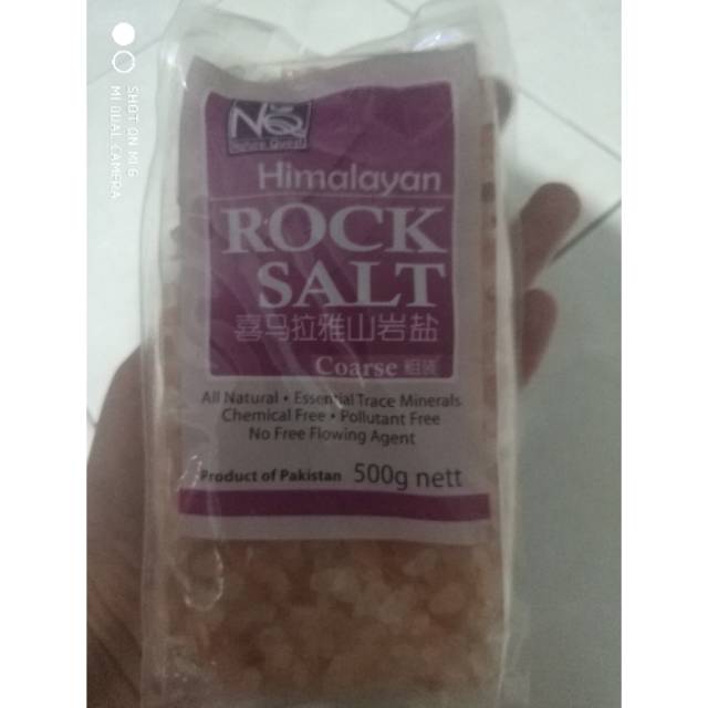 

Himalayan Salt Coarse Garam Himalaya Kasar 500 Gram Organic