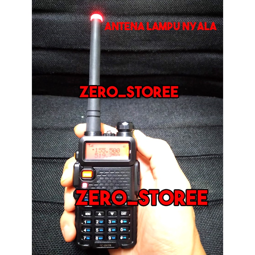 Antena VHF HT Baofeng Cewek Sma Female Lampu cewe antenna Pendek HT Emergency Antena LED Ht Pendek perempuan 3288 uv5 uv5R