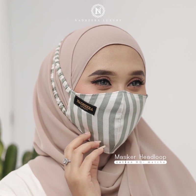 Masker Floral Masker Blaster Nadheera Luxury