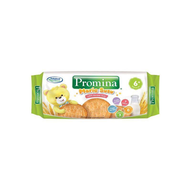 Promina Baby Biscuit Marie Susu 150G / Biscuit Bayi 6+ bulan ke atas / Promina Biscuit Marie Susu