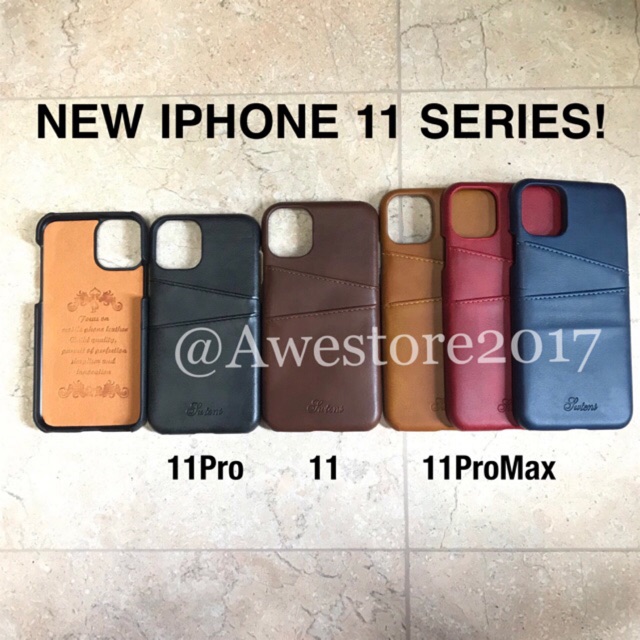Leather Case Card Casing Kulit Iphone Samsung S8 S8+ S9 S9+ S10 S10+ S10e Note 8 9 10 Plus Lite