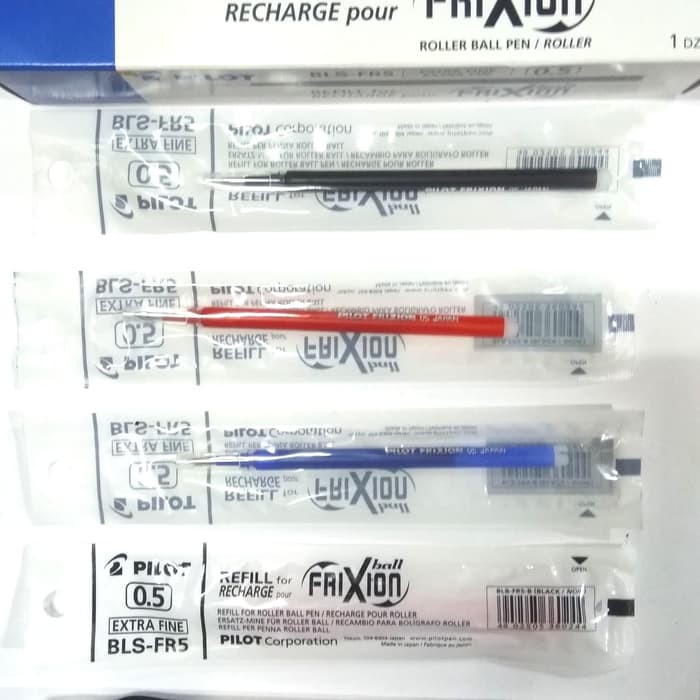 

JUAL REFILL ISI ULANG BALLPOINT PULPEN PEN PILOT FRIXION 0.5 / 0.7 MM - HITAM