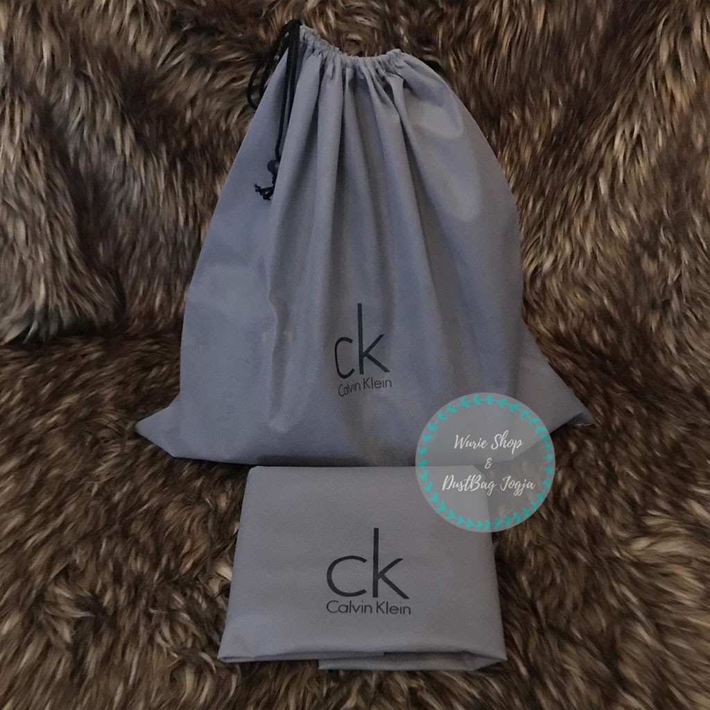 CALVIN KLEIN CK DustBag Pengganti Sarung Tas Pelindung Debu Serut Dust Bag DB Branded