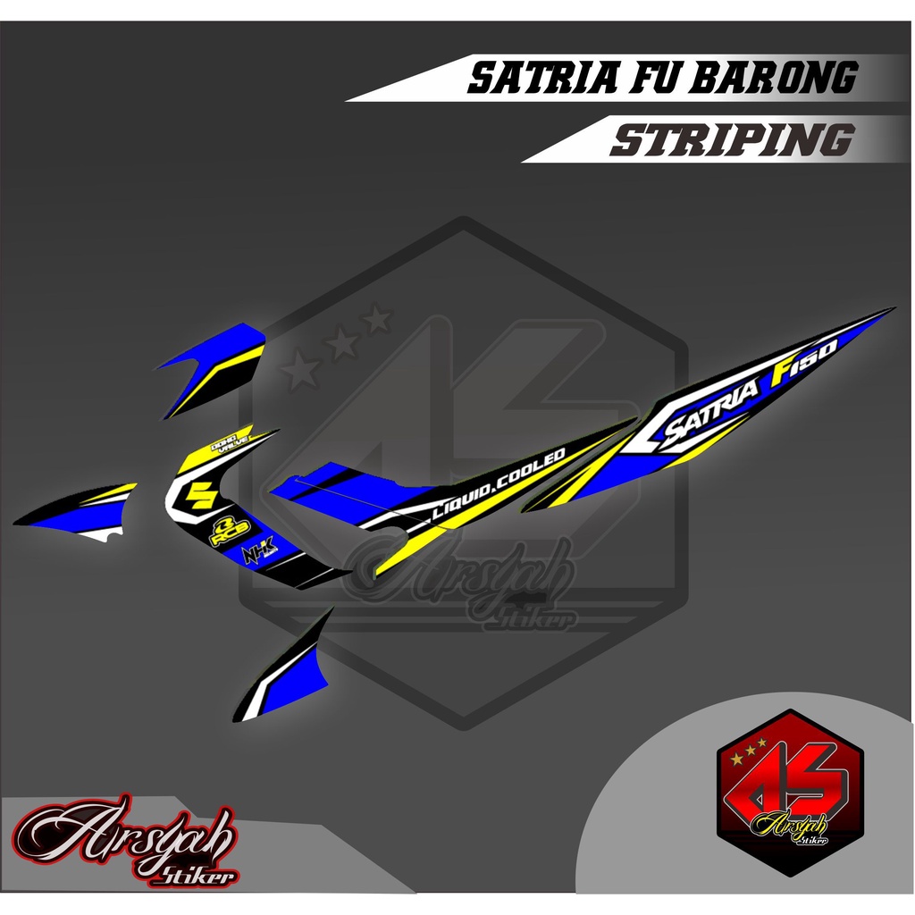 Striping satria fu Barong / Striping satria Barong /Striping Satria Fu lama / Striping Satria Fu Sti