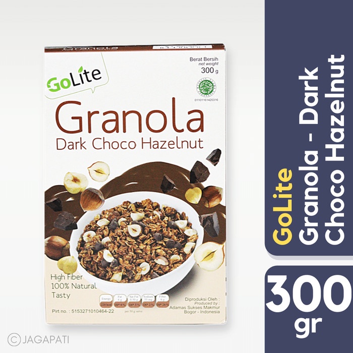 

Jual Go Lite - Granola Dark Chocolate Hazenut 300Gr