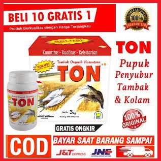 TON Nasa Pupuk Tambak Organik [3kg] - Penumbuh Plankton - Nutrisi Perikanan/STOCKIST NASA MAKASSAR