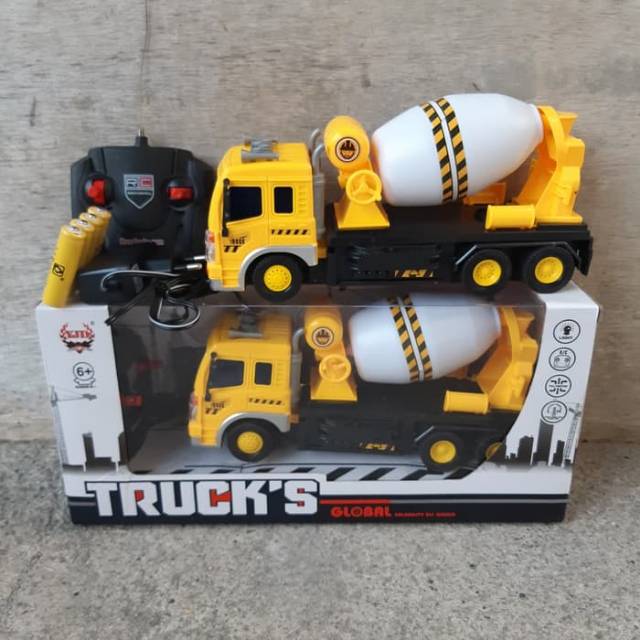 RC TRUK MOLEN - MAINAN MOBIL REMOTE CONTROL TRUCK MIXER ANAK REMOT