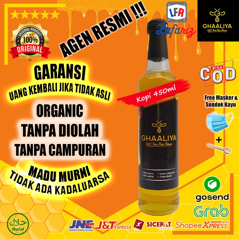 

Madu Murni Hutan Asli 450ml Nektar Bunga Kopi 100% Alami Pure Natural Raw Honey Minuman Kesehatan