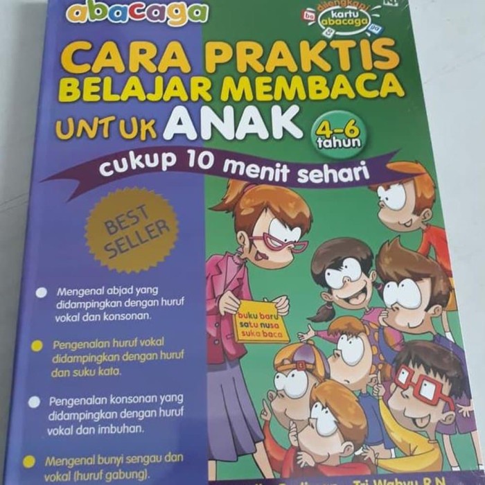 

❤BISA COD❤ Abacaga Cara Praktis Belajar Membaca untuk Anak .4-6 thn.