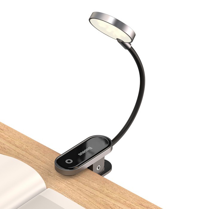 BASEUS lampu Baca Comfort Reading Mini Clip Lamp - DGRAD