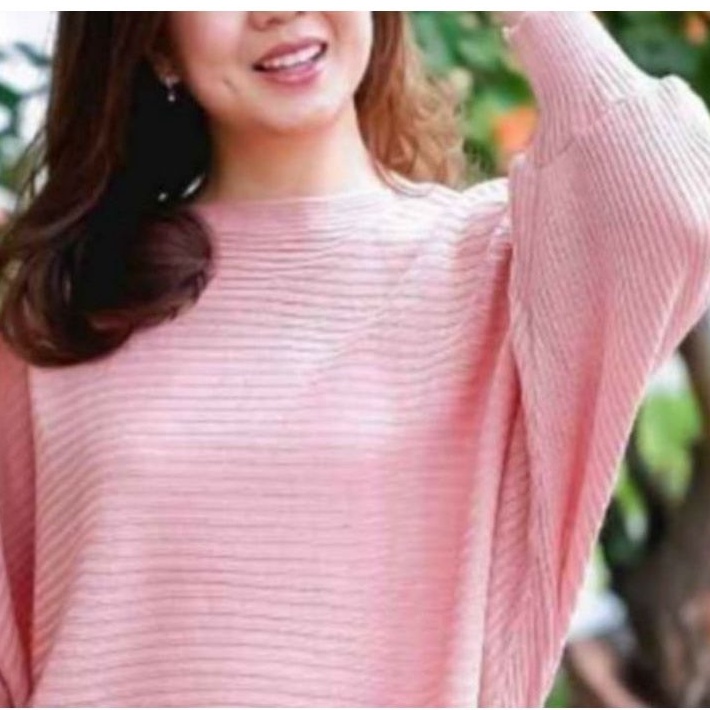 Sweater Rajut Batwing Kekinian - Kalong Rajut model terbaru - Cardigan Rajut Kalong terkini