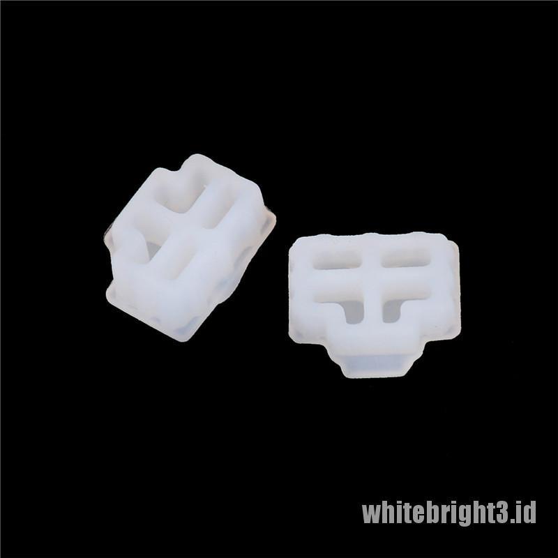 &lt; White3 &gt; 10Pcs Plug Pelindung Port Ethernet RJ45 Anti Debu