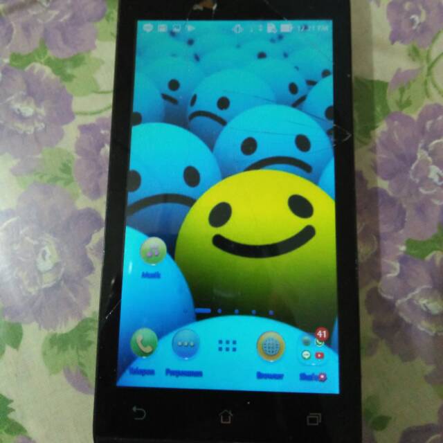 Hp Asus zenfone Go 4,5 inci minus lcd luar retak