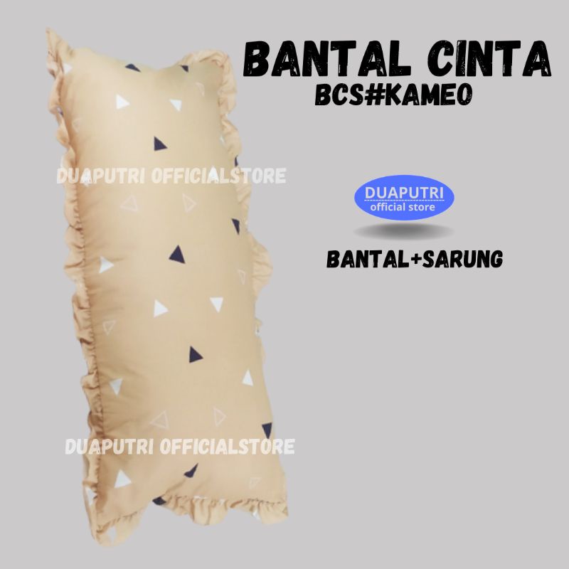 Bantal Cinta / Bantal cinta 50×100 / Bantal plus sarung New motip