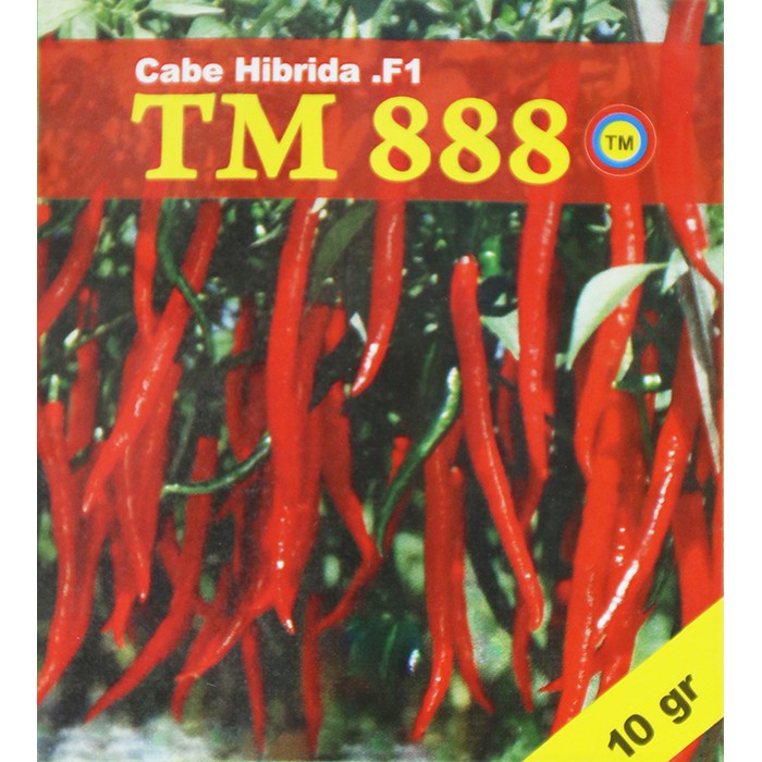 Bibit Cabai Tani Murni TM 888 Cabe Hibrida F1 - 10 gram