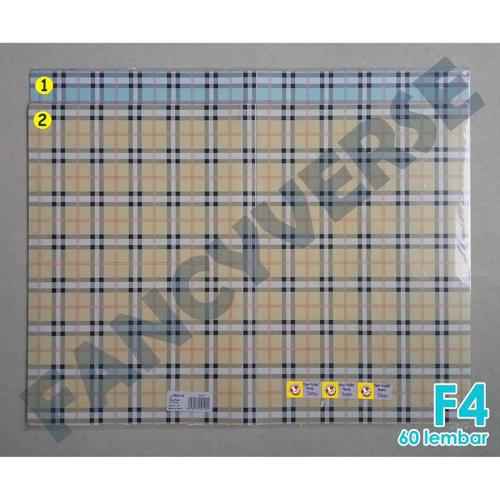 

Document Keeper F4 60 Pocket Acura S60FC / Clear Holder Clear Book