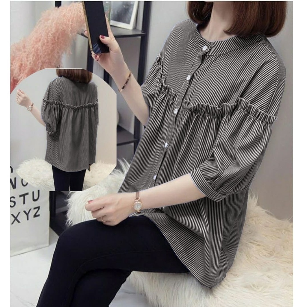 [MCFK] Blouse Miata / Blouse Wanita Salur / Atasan Wanita Korea / Blouse / Blouse Murah / Baju Atasan