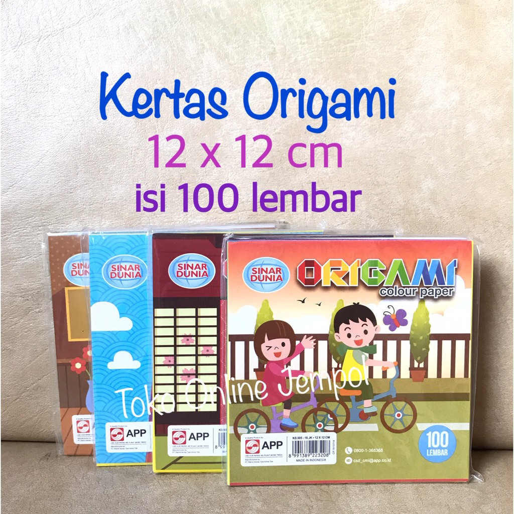 

ATK0720SD 12x12 Kertas Origami SIDU Sinar Dunia 223208 SD TK Craft Art