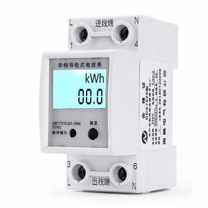 KWH Meter Digital 1 Phase Pengukur Listrik Power Meter