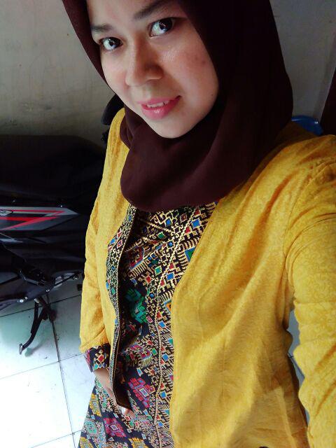 Jodha Etnic Setelan Kebaya Modern Kutubaru Busui Motif Batik Fashion Muslim Wanita Lengan Panjang