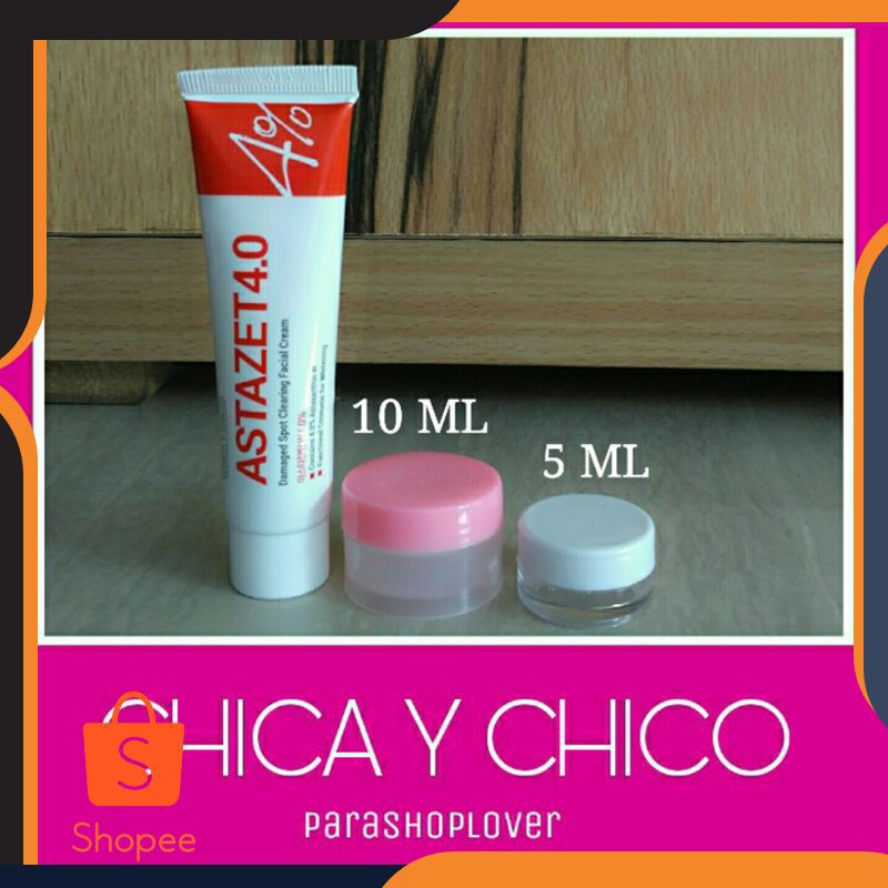 [PROMO] SHARE 5 ML CHICA Y CHICO ASTAZET 4.0 DAMAGED SPOT CLEARING CREAM 4%