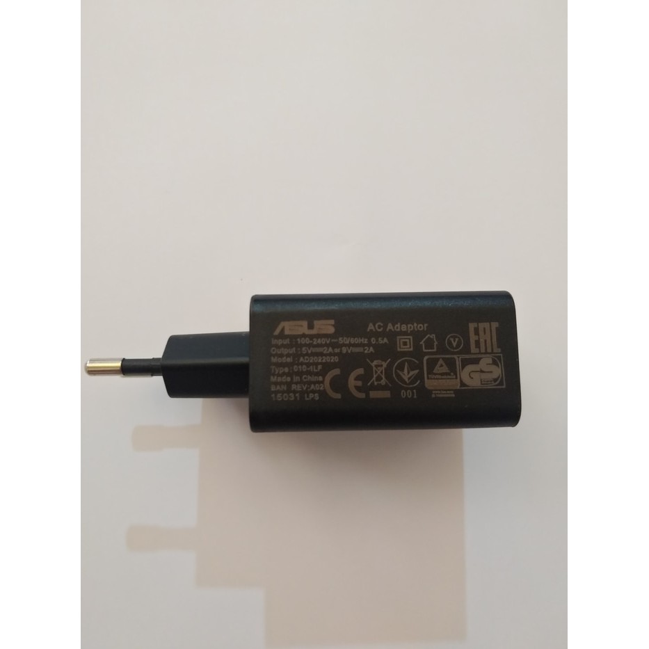 Batok Adaptor Kepala Charger Asus Zenfone Fast Charging 2A 9V Original