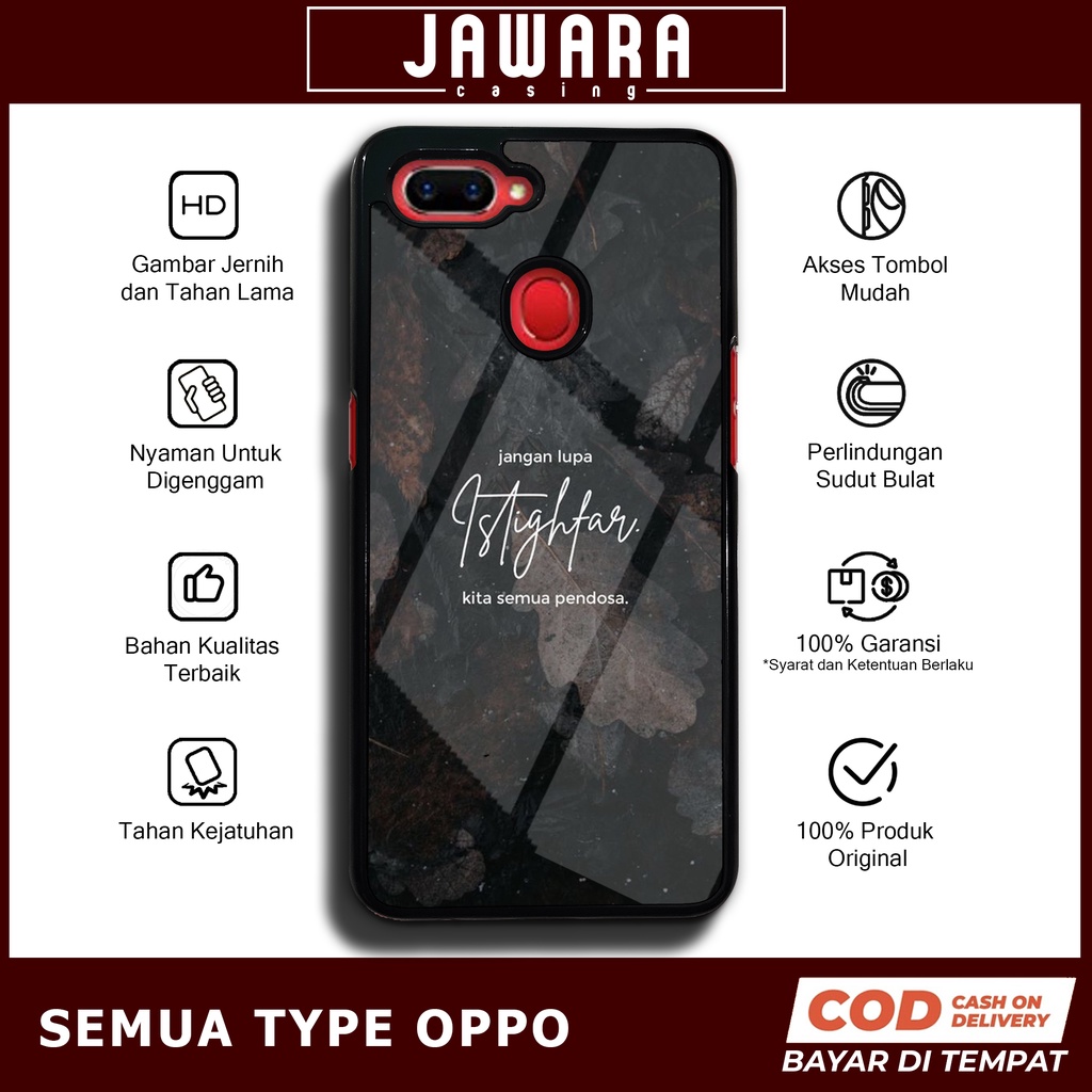 Case Oppo A5S A7 A11K A12 Case Hp Oppo A5S A7 A11K A12 Premium Glossy Jawara Casing [ISLM] Casing Hp