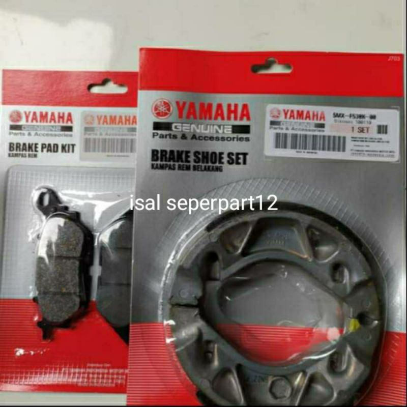 KAMPAS REM DEPAN BELAKANG XEON KARBU/XEON RC/MIO GT 125 LED/MIO SPORTY/SMILE/SOUL GT/MIO J/ORI-YGP