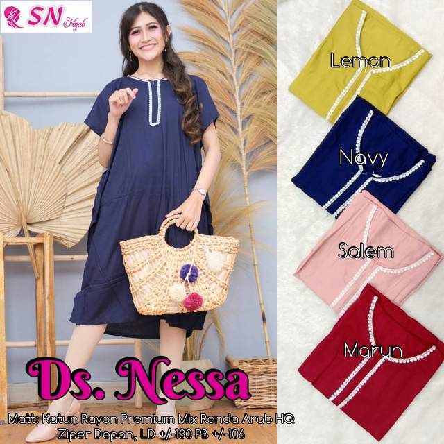 Daster Nessa | READY SEMUA WARNA
