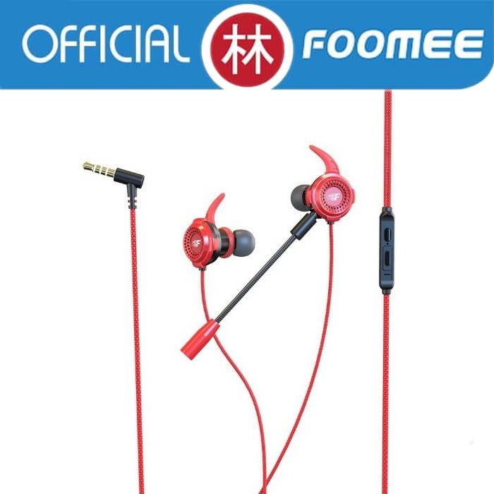 Foomee QG17 Earphone 5D Surround Sound Effect Gaming Headphone