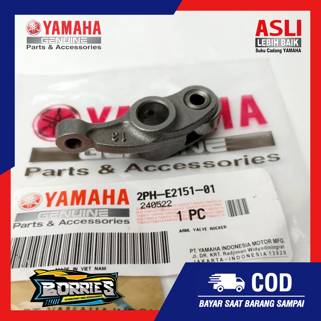 ROCKER ARM PELATUK PLATUK KLEP MIO M3 MIO Z MIOS SOUL GT125 LED FREEGO FAZZIO 2PH-E2151-01 ORIGINAL