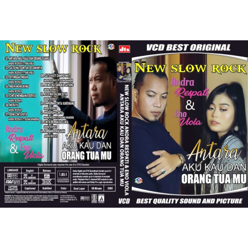 Vcd New Slow Rock Andra Respati Eno Viola Shopee Indonesia