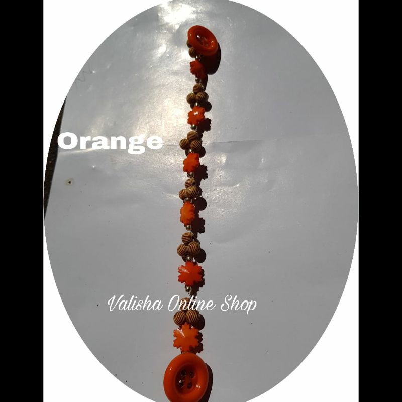 Konektor Tali Masker Hijab Dewasa Motif Kayu