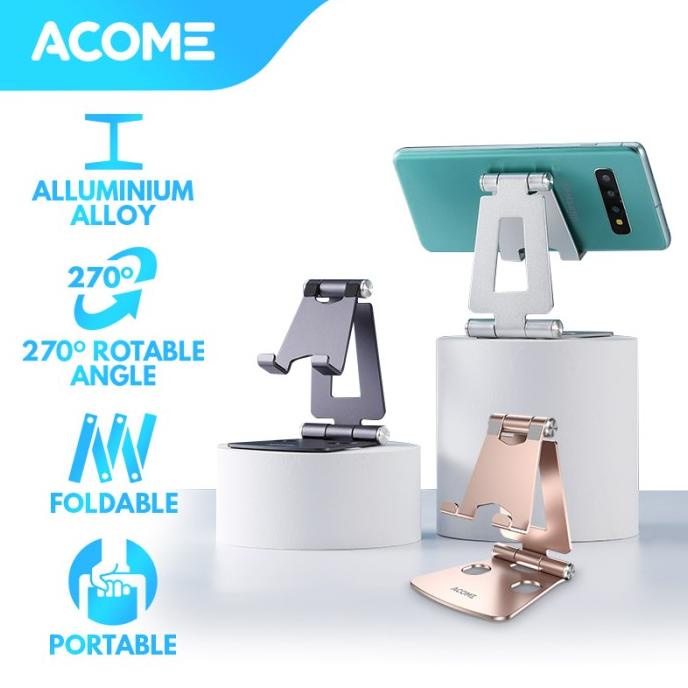 Acome Phone Holder Tablet Ipad Iphone Android Still Alluminium Alloy