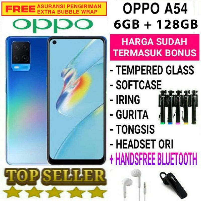 oppo A54 ram 6gb+128GB(original) full bonus