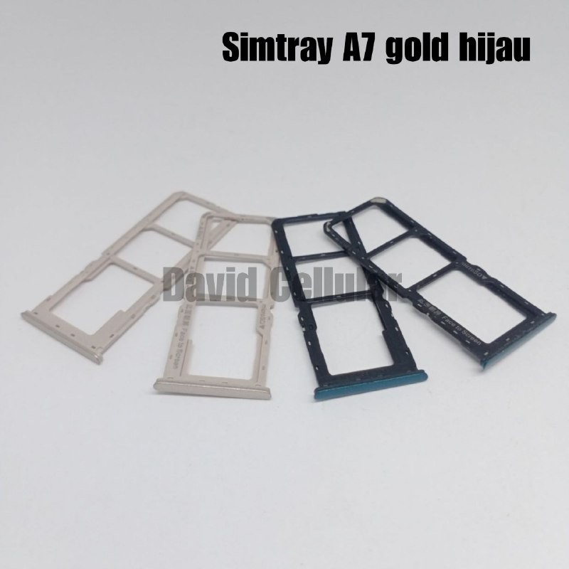 SIMTRAY OPPO A7 GOLD HIJAU TEMPAT SIM