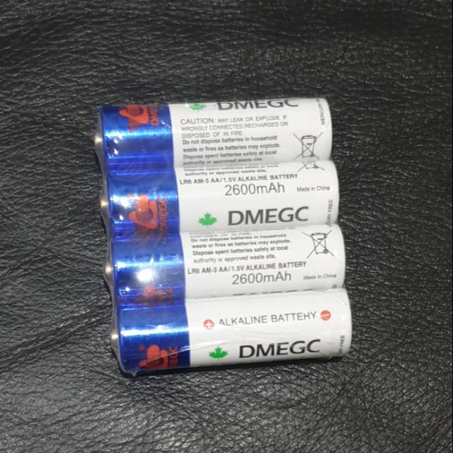 BATERAI DMEGC 2600 mah 1,5 VOLT  AA A2