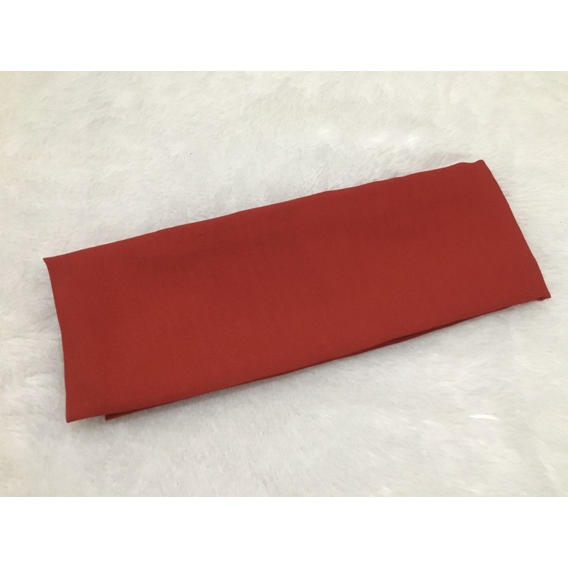 Selendang Sifon Halus / Selendang Chiffon Bali / Senteng Bali (2,4 meter)-Merah