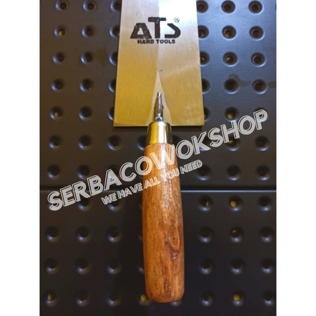 ATS Sendok Semen Segi Sendok Model Kotak Gagang Kayu 6 Inch Termurah Berkualitas