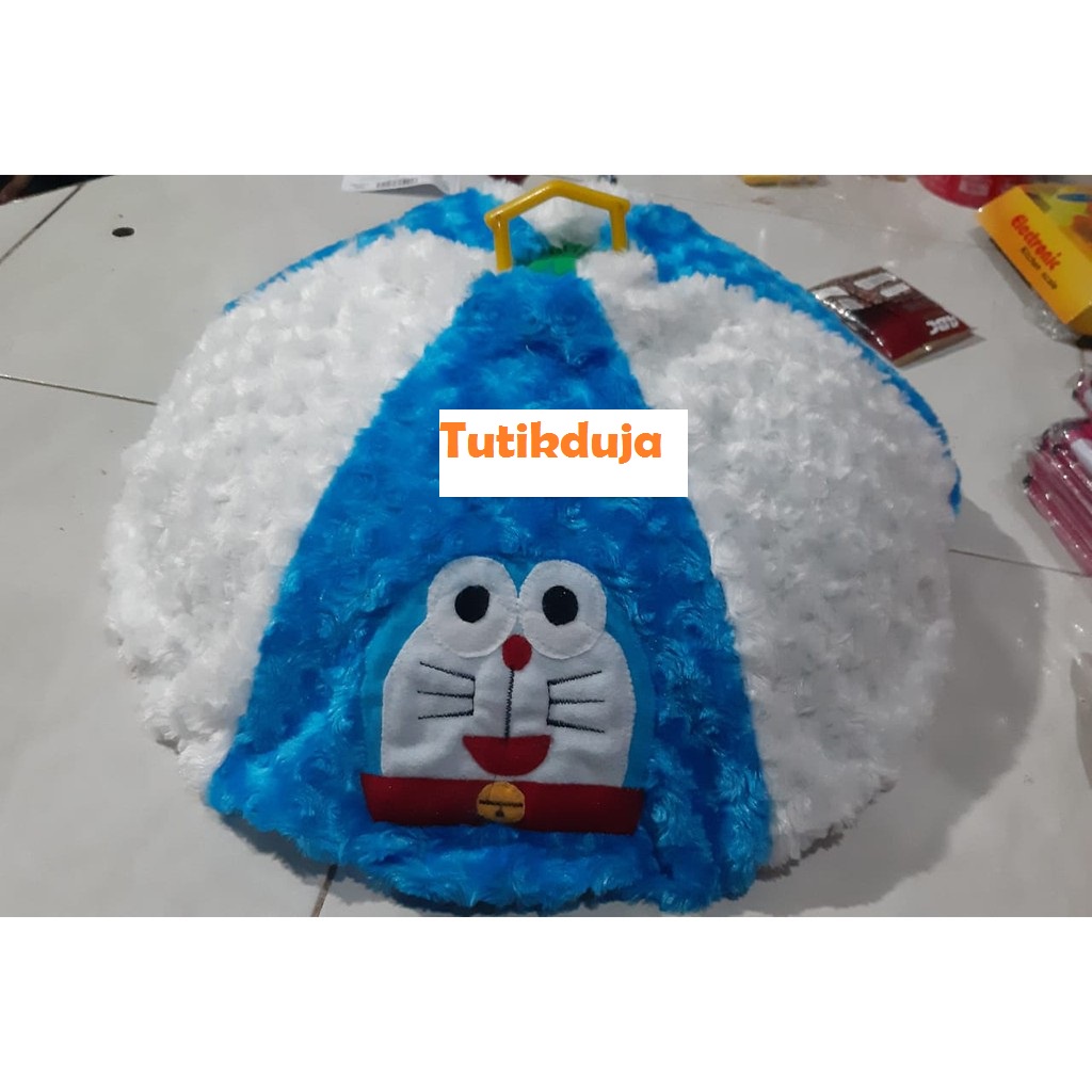 SARUNG TUDUNG SAJI KOTAK / BULAT KARAKTER BORDIR JUMBO