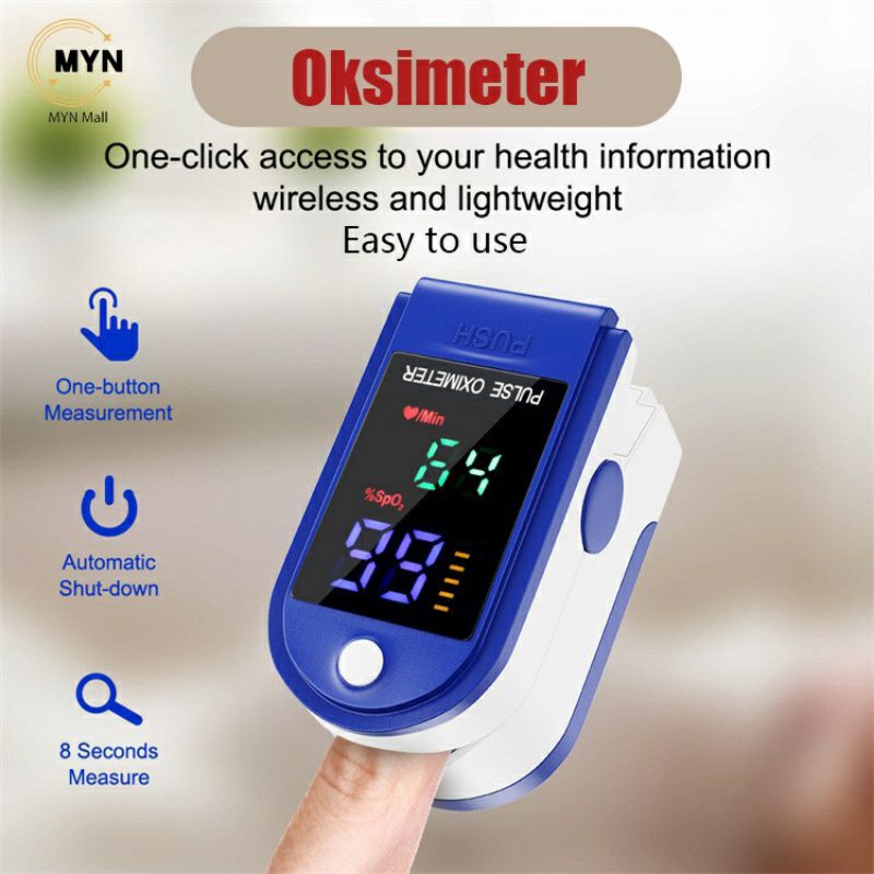 FINGERTIP PULSE OXYMETER - OXIMETER PENGUKUR KADAR OKSIGEN