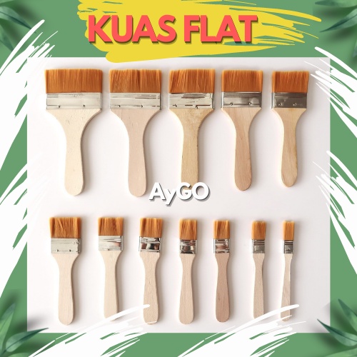 

FLAT BRUSH LARGE / KUAS LUKIS FLAT SATUAN