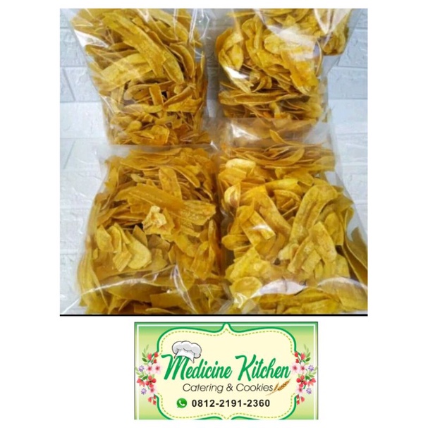 

Cemilan Keripik Pisang Home made Medicine Kitchen 250gram
