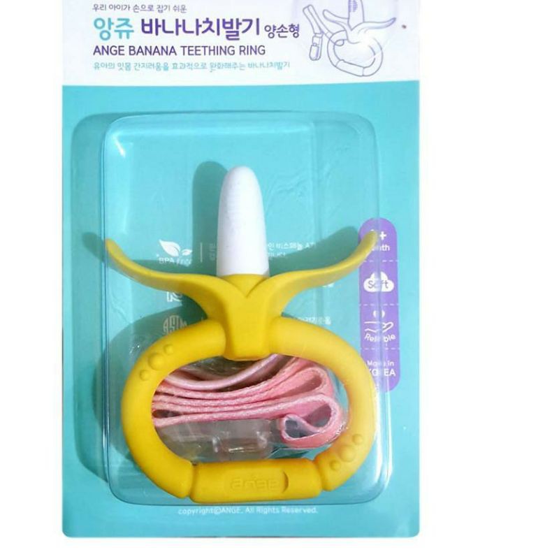 Ange Banana Tetthing Ring 100% food grade silicone