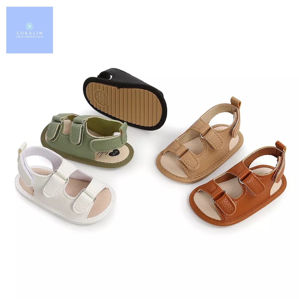 Sandal Prewalker Laki-Laki Ring-Sandal Bayi Perempuan Anti Slip