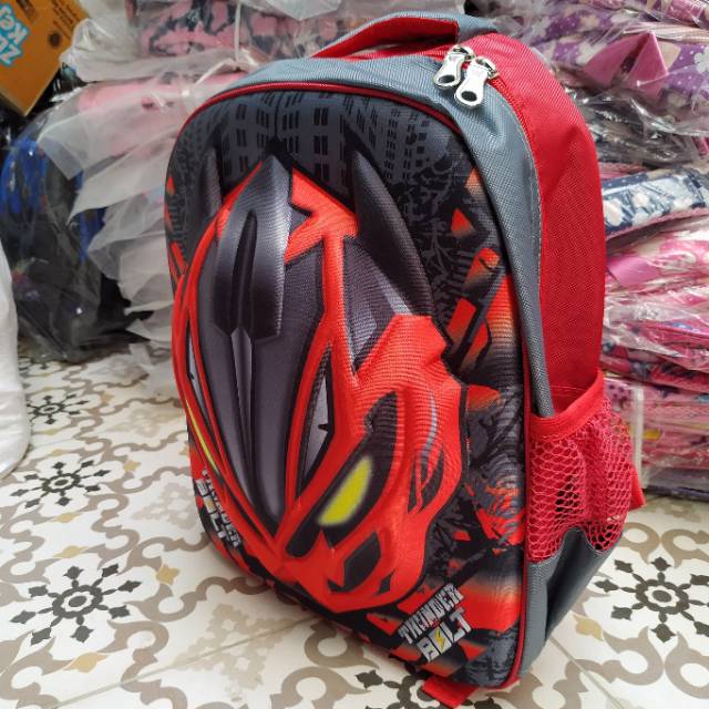 TAS ANAK COWO KARAKTER 3D EMBOSS IMPORT